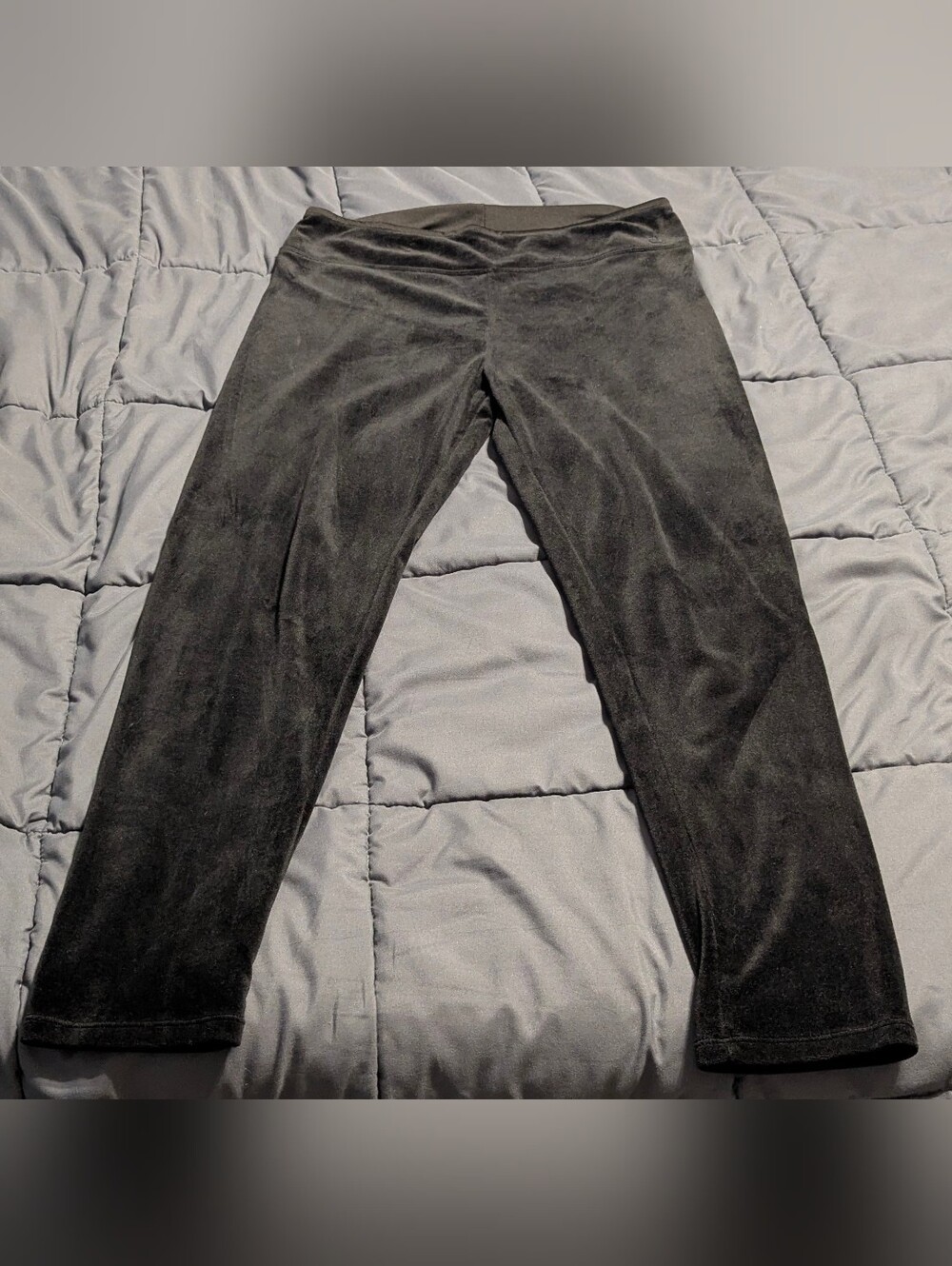 CuddlDuds Black Velvet-feel Women's Leggings Size Large